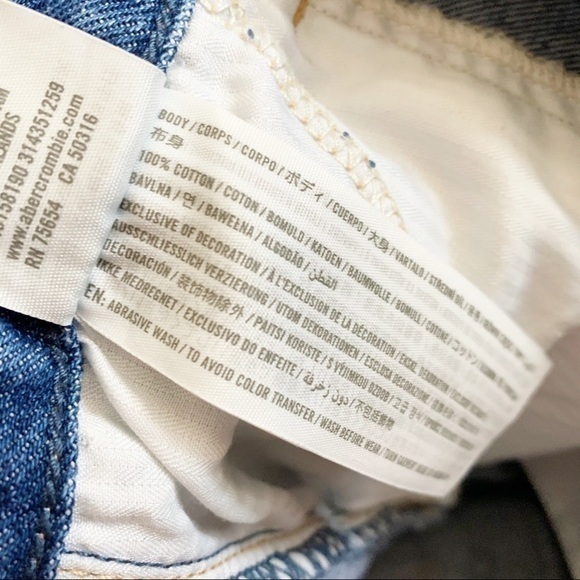 Hollister Ultra High Rise Zip Front Denim Skirt - Picture 10 of 11